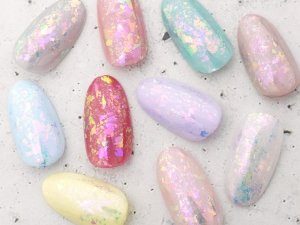 研修所 | 新商材ユニコーン・ミラー・オーロラフレーク | 高品質で安いネイルサロンABCネイル 研修所